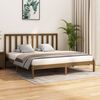 vidaXL Bedframe massief grenenhout honingbruin 200x200 cm