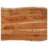 vidaXL Tafelblad rechthoekig natuurlijke rand 70x60x3,8 cm acaciahout