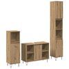 vidaXL Badkamermeubelset 3 st Artisan Eiken 30 x 30 x 180 cm