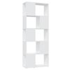 vidaXL Boekenkast/kamerscherm 60x24x155 cm bewerkt hout wit