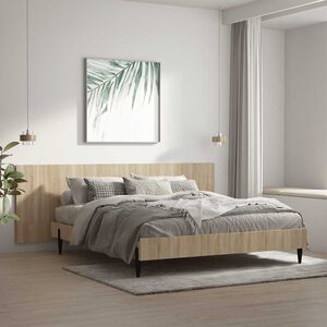 vidaXL Hoofdbord wandmodel 240x1,5x80 cm bewerkt hout sonoma eiken