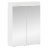 vidaXL Badkamer spiegelkast TULUM Wit 60 x 16,5 x 78 cm Bewerkt hout