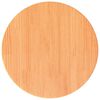 vidaXL Tafelblad rond &Oslash;40x2,5 cm massief grenenhout wasbruin