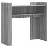 vidaXL Wandtafel 100x35x90 cm bewerkt hout grijs sonoma eikenkleurig