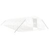vidaXL Tuinkas met stalen frame 70 m&sup2; 14x5x2,3 m wit
