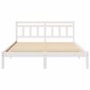 vidaXL Bedframe Wit 140 x 200 cm Massief grenenhout