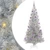vidaXL Kerstboom Zilver 210 cm PET