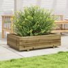 vidaXL Plantenbak 90x60x26,5 cm ge&iuml;mpregneerd grenenhout