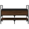 vidaXL Schoenenbank 85,5x42x57,5 cm bewerkt hout bruin eikenkleur