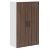 vidaXL Wandkast PORTO Bruin Eiken 60 x 31 x 100 cm Bewerkt hout
