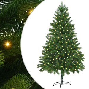 vidaXL Kerstboom met 300 LED met standaard Groen 180 cm PE