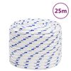 vidaXL Boot touw 18 mm 25 m polypropyleen wit