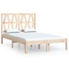 vidaXL Bedframe massief grenenhout 140x190 cm