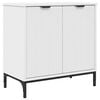 vidaXL Badkamertenk te kast Wit 60,5 x 33,5 x 61 cm Bewerkt hout