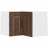 vidaXL Wandhoekkast PORTO Bruin Eiken 57 x 57 x 40 cm Bewerkt hout
