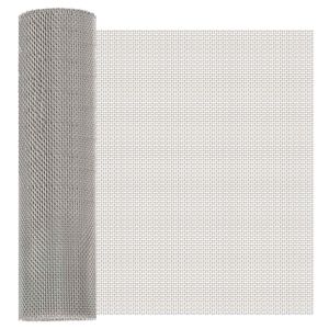 vidaXL Gaas Scherm 40 x 500 cm 8 Mesh RVS 201 Zilverkleurig