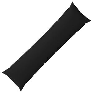 vidaXL Kussensloop HEERLEN Zwart 40 x 145 cm