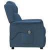 vidaXL Fauteuil elektrisch verstelbaar stof blauw