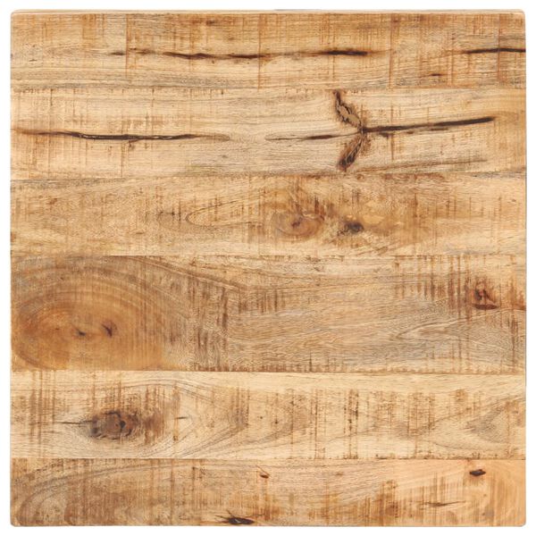 vidaXL Bartafel vierkant 50x50x110 cm ruw mangohout