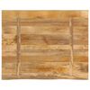 vidaXL Tafelblad met natuurlijke rand 100x80x2,5 cm massief mangohout