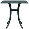 vidaXL Tuintafel 53x53x53 cm gietaluminium groen