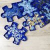HI Puzzelsorteerbakje 21,5 cm blauw
