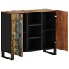 vidaXL Dressoir met 2 deuren 90x33x75 cm massief gerecycled hout