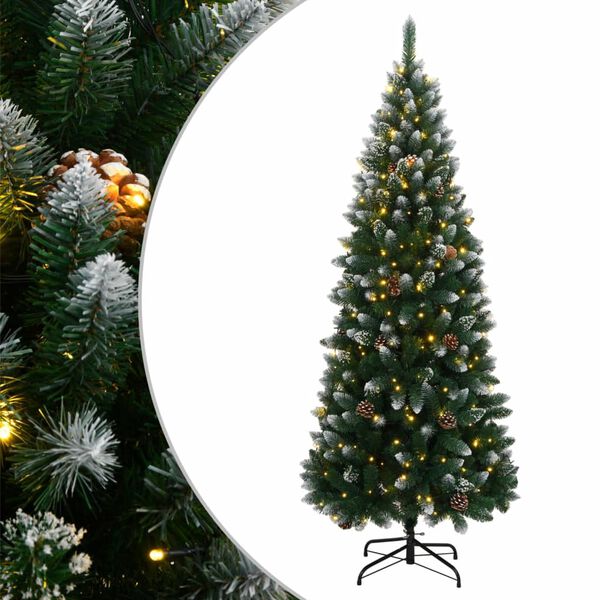 vidaXL Kunstkerstboom met 300 LED's 180 cm