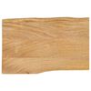 vidaXL Tafelblad met natuurlijke rand 50x40x2,5 cm massief mangohout