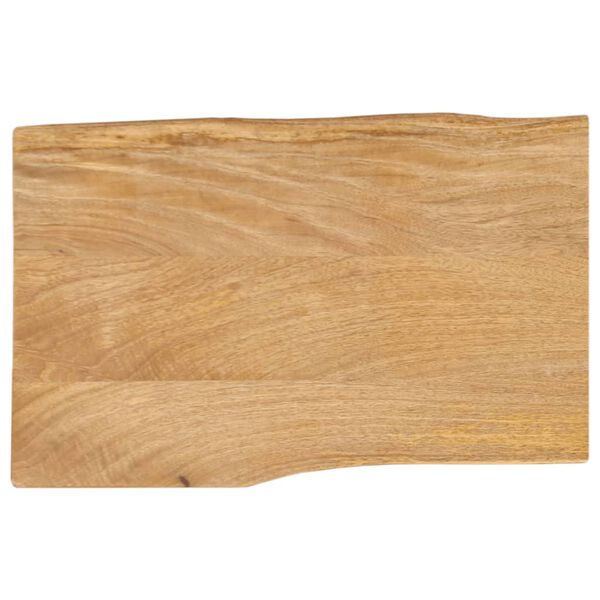 vidaXL Tafelblad met natuurlijke rand 50x40x2,5 cm massief mangohout