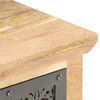vidaXL Nachtkastje met deur 40x30x50 cm massief mangohout