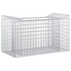 vidaXL Gabion Verhoogd Bed 50 x 100 x 60 cm Gegalvaniseerd staal