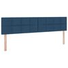 vidaXL Opbergbed met matras met matras Blauw 200 x 200 cm Bewerkt hout
