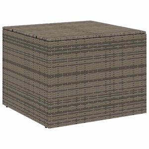 vidaXL Tuinbox 291 L poly rattan grijs