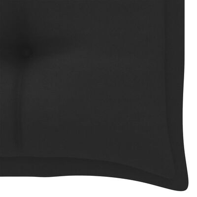 vidaXL Tuinbankkussen 100x50x7 cm stof zwart
