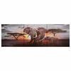 vidaXL Canvas Schilderij Dierenprint Multikleur 120 x 40 cm Canvas