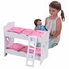 KidKraft Poppenstapelbed 52,7x29,5x44,5 cm wit 60130