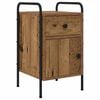 vidaXL Nachtkastje Oud hout 35 x 36,5 x 61 cm Bewerkt hout