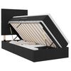 vidaXL LED Opslagbed met Matras Zwart 90 x 190 cm Fluweel
