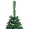 vidaXL Kunstmatig Voorverlicht Kerstboom met 150 LED Groen 120 cm PVC