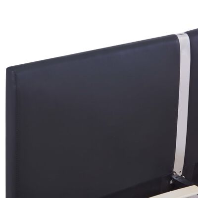 vidaXL Bedframe kunstleer zwart 120x200 cm