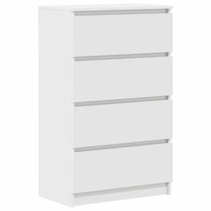 vidaXL Dressoir 60x35x98,5 cm bewerkt hout wit
