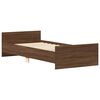 vidaXL Bedframe zonder matras bewerkt hout bruin eikenkleur 100x200 cm