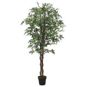 vidaXL Kunstplant esdoornboom 224 bladeren 80 cm groen