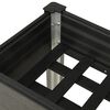vidaXL Plantenbak verhoogd 120x40x75 cm HKC grijs