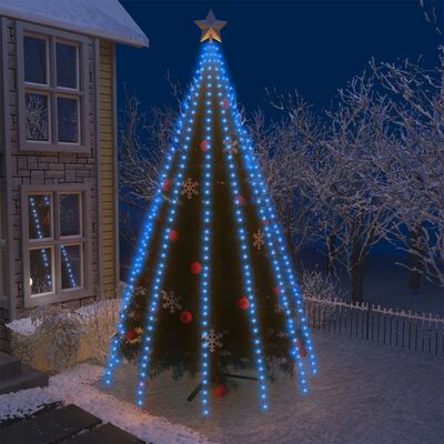 Uitverkoop Vereniging Necklet vidaXL Kerstboomverlichting met 500 LED's blauw binnen/buiten 500 cm online  kopen | vidaXL.be