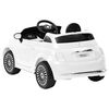 vidaXL Kinderauto Fiat 500 elektrisch wit