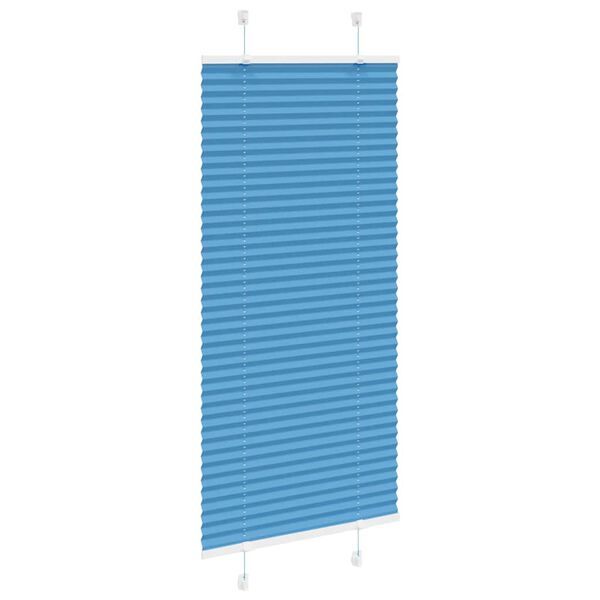 vidaXL Pliss&eacute; rolgordijn 60x150 cm stofbreedte 59,4 cm polyester blauw