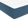 vidaXL Pocketveringmatras medium 90x210x20 cm fluweel donkerblauw