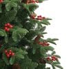vidaXL Kunstkerstboom Groen 240 cm PVC en Metaal en Plastic